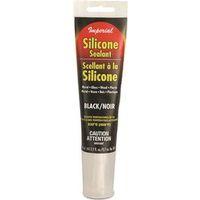 Imperial KK0309 Silicone Sealant, Paste, Black, 2.7 oz Tube