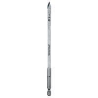 Irwin 88804 Spade Drill Bit, 1/4 in Dia, 6 in OAL, Flat Flute, 1/4 in Dia Shank, Hex Shank
