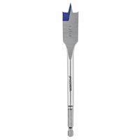 Irwin 88812 Spade Drill Bit, 3/4 in Dia, 6 in OAL, Flat Flute, 1/4 in Dia Shank, Hex Shank