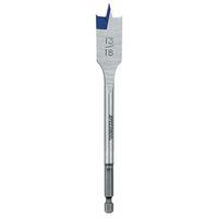 Irwin 88813 Spade Drill Bit, 13/16 in Dia, 6 in OAL, Flat Flute, 1/4 in Dia Shank, Hex Shank