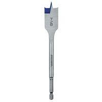 Irwin 88814 Spade Drill Bit, 7/8 in Dia, 6 in OAL, Flat Flute, 1/4 in Dia Shank, Hex Shank