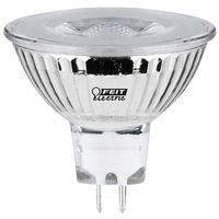 Feit Electric BPBAB/950CA LED Bulb, Track/Recessed, MR16 Lamp, 20 W Equivalent, GU5.3 Lamp Base, Dimmable, Frosted