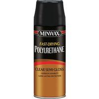 Minwax 33055000 Polyurethane, Semi-Gloss, Liquid, Clear, 11.5 oz, Aerosol Can