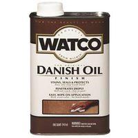 Watco A65941 Danish Oil, Medium Walnut, Liquid, 1 qt, Can