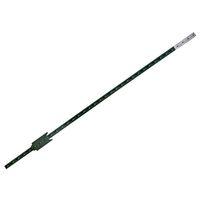 CMC TP125PGN055 T-Post, 5-1/2 ft H, Steel, Green/White