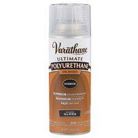 Varathane 9081 Polyurethane, Gloss, Liquid, Clear, 11.25 oz, Aerosol Can