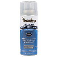 Rust-Oleum 200181 Polyurethane, Semi-Gloss, Liquid, Crystal Clear, 11.25 oz, Aerosol Can