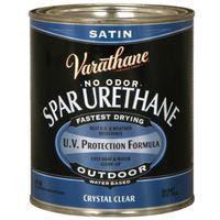 Rust-Oleum 250241H Urethane Paint, Liquid, Crystal Clear, 1 qt, Can