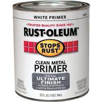 Rust-Oleum 7780502 Primer, Flat, White, 1 qt