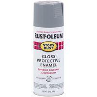 Rust-Oleum 7786830 Rust Preventative Spray Paint, Gloss, Smoke Gray, 12 oz, Can