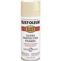 Rust-Oleum 7770830 Rust Preventative Spray Paint, Gloss, Almond, 12 oz, Can