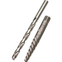 Irwin 53705 Series Extractor and Drill Bit Set, Specifications: #5 Shank, 1/4 In Drill Bit, Standard Shank, HSS