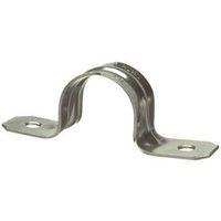 Halex 26122 Conduit Strap, 3/4 in, Steel, Galvanized, 10/BAG