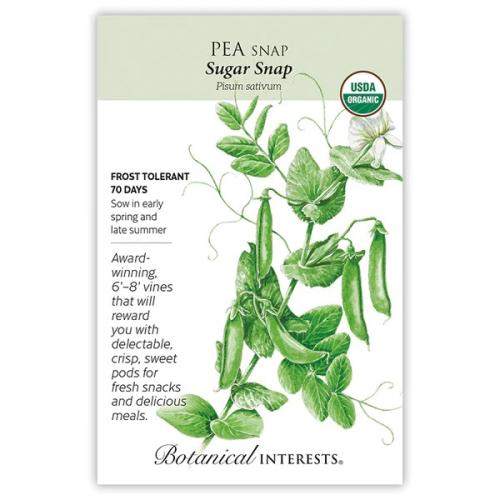 7607 ORGANIC SANP PEA SUGAR SNAP