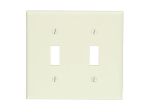 78009-000 2G SWITCH PLATE LT ALMOND