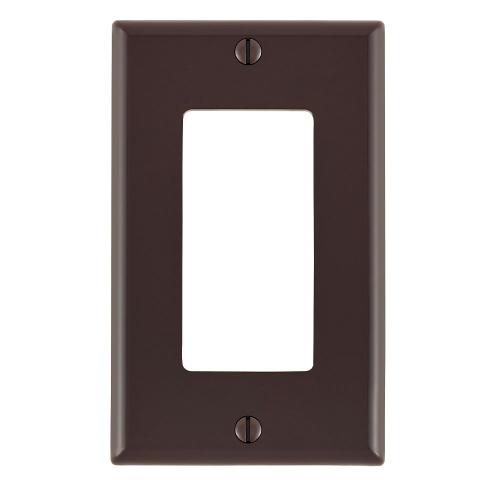 DECORATOR PLATE 1G BROWN