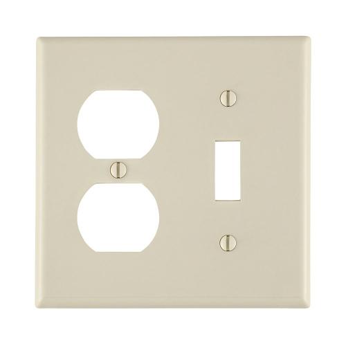 78005-000 2G S/R COMBO PLATE ALMOND