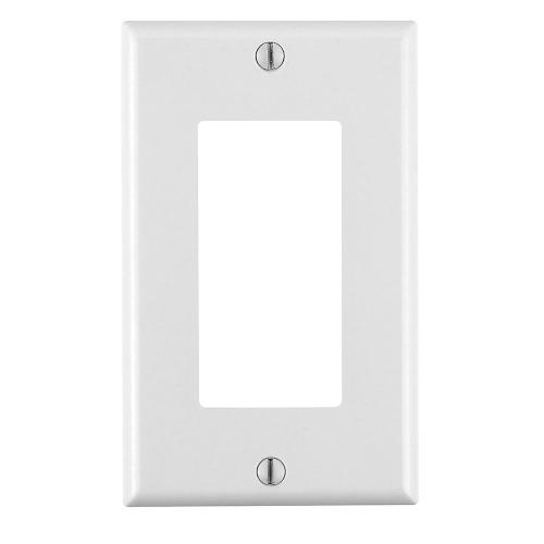 DECORA WALLPLATE 1G WHT