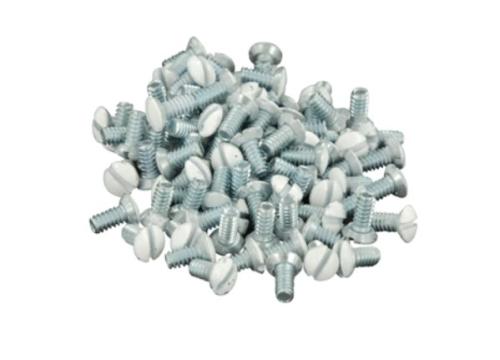 88400-PRT DECORA PLATE SCREWS WHITE