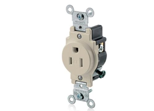 T5015-I TR 15A SNGL OUTLET IV TAMPER RESISTANT SINGLE RECEPT