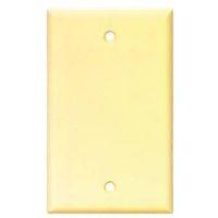 Eaton Cooper Wiring 2129 2129V-BOX Wallplate, 4-1/2 in L, 2-3/4 in W, 0.08 in Thick, 1 -Gang, Thermoset, Ivory