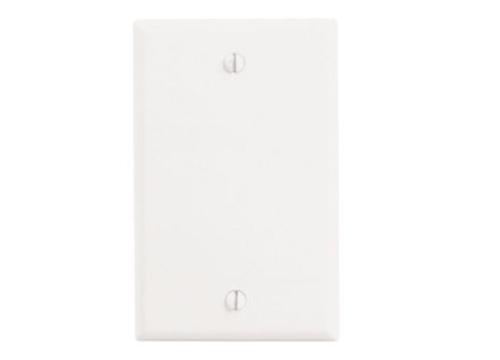 Arrow Hart 2129 2129W-BOX Wallplate, 4.95 in L, 2-3/4 in W, 0.08 in Thick, 1 -Gang, Polycarbonate, White