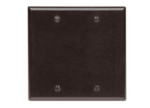 WALPLAT 2GANG/BLANK BR