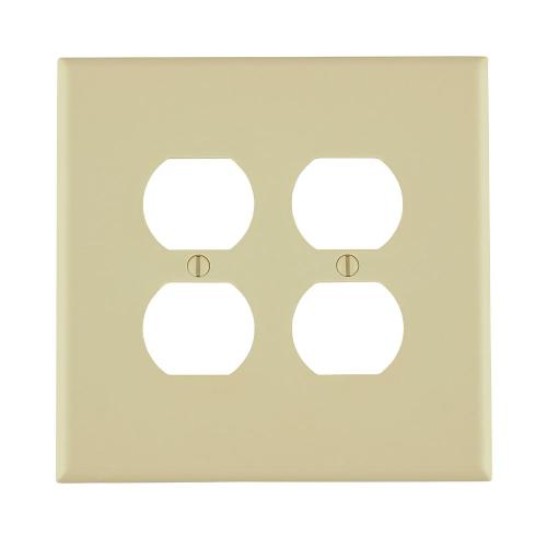 86116 2G OS PLATE RECEP IVORY