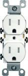 OUTLET DPLX 15A 125V WHT