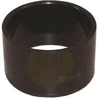 Canplas 103002RBC Repair Pipe Coupling, 2 in, Hub, ABS, Black, 40 Schedule