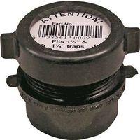 Canplas 102801ABC Trap Pipe Adapter, 1-1/2 in, Spigot x MNPT, ABS, Black, SCH 40 Schedule