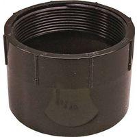 Canplas 102891BC Pipe Adapter, 1-1/2 in, FNPT x Hub, ABS, Black, SCH 40 Schedule