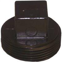 Canplas 103053SBC Threaded Plug, 3 in, MNPT, ABS, Black, SCH 40 Schedule