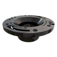 Oatey 43584 Closet Flange, 3 in Connection, ABS, Black
