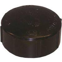 Canplas 103091BC Pipe Cap, 1-1/2 in, FIP, ABS, Black, SCH 40 Schedule