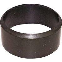 Canplas 102842BC Adapter Pipe Bushing, 4 in, Spigot x Hub, ABS, Black