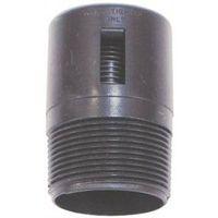 US Hardware P-178C Check Valve, Male Thread, ABS, Black