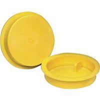 Oatey Knock-Out 39101 Test Cap with Barcode, 2 in Connection, ABS, White