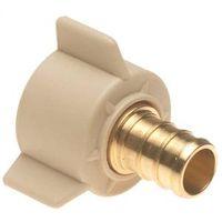 Apollo APXFB1212S Pipe Adapter, 1/2 in, PEX x FPT, Brass, 200 psi Pressure