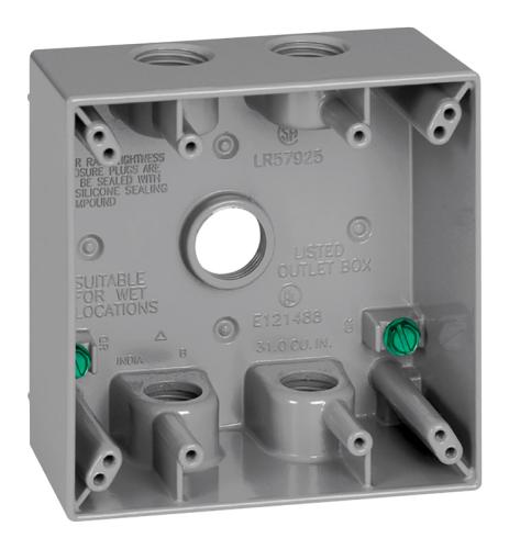 3/4" 5H 2G BOX GRY
