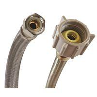 Fluidmaster B1T09 Toilet Connector, 3/8 in Inlet, Compression Inlet, 7/8 in Outlet, Ballcock Outlet, 9 in L