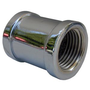 32-1425 1/2"IPS CP COUPLING CHROME PLATED BRASS