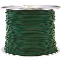 CCI 56421923 Primary Wire, 14 AWG Wire, 1-Conductor, 60 VDC, Copper Conductor, Green Sheath, 100 ft L