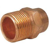 Elkhart Products 104 Series 30342 Pipe Adapter, 1 in, Sweat x MNPT, Copper