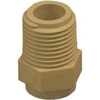 Nibco T00060D Pipe Adapter, 1/2 in, Slip x MIP, CPVC, SCH 40 Schedule
