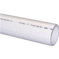 JM Eagle 531095 Pipe, 3 in, 10 ft L, Solvent Weld, SCH 40 Schedule, White