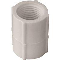 IPEX 435468 Pipe Coupling, 1 in, FPT, White, SCH 40 Schedule, 450 psi Pressure