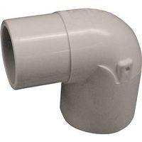 IPEX 435544 Street Pipe Elbow, 1/2 in, Spigot x Socket, 90 deg Angle, PVC, White, SCH 40 Schedule, 150 psi Pressure