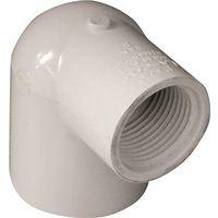 IPEX 435517 Pipe Elbow, 1 x 3/4 in, Slip x MPT, 90 deg Angle, PVC, White, SCH 40 Schedule, 450 psi Pressure