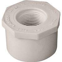 IPEX 435735 Reducing Bushing, 2 x 1 in, Spigot x FPT, White, SCH 40 Schedule, 150 psi Pressure